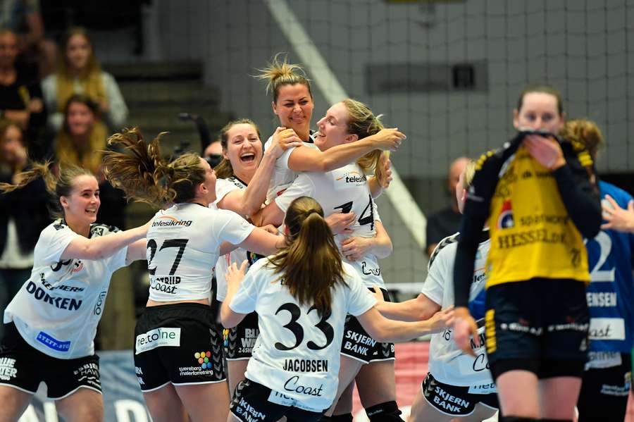 Esbjerg-spillere jubler over finaleplads