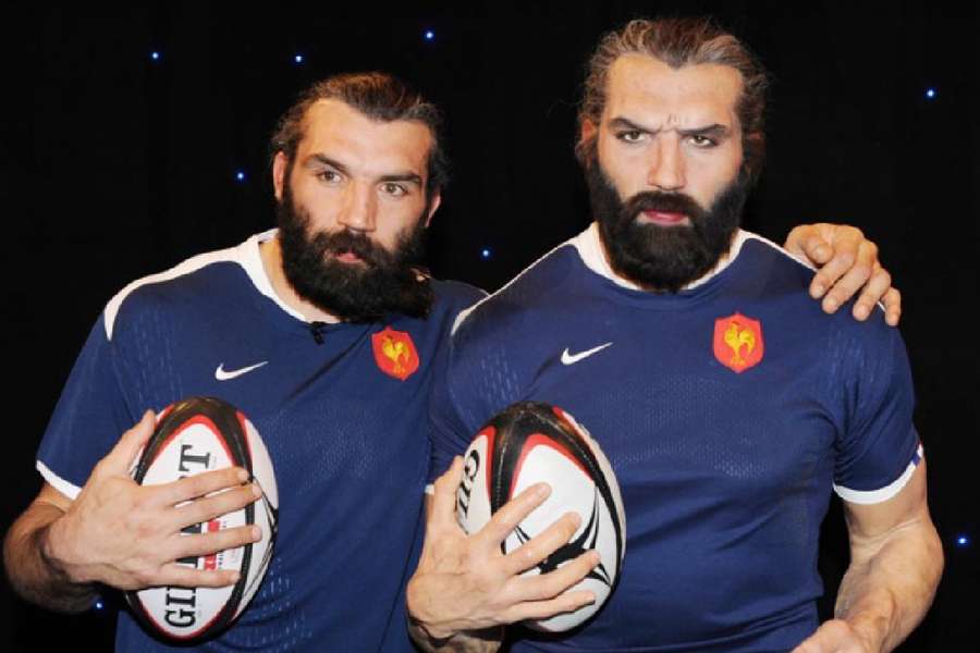 The wax statue of Chabal is almost scarier than the real version