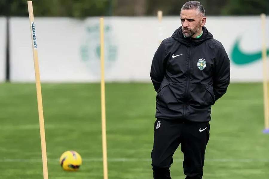 Rui Borges, treinador do Sporting