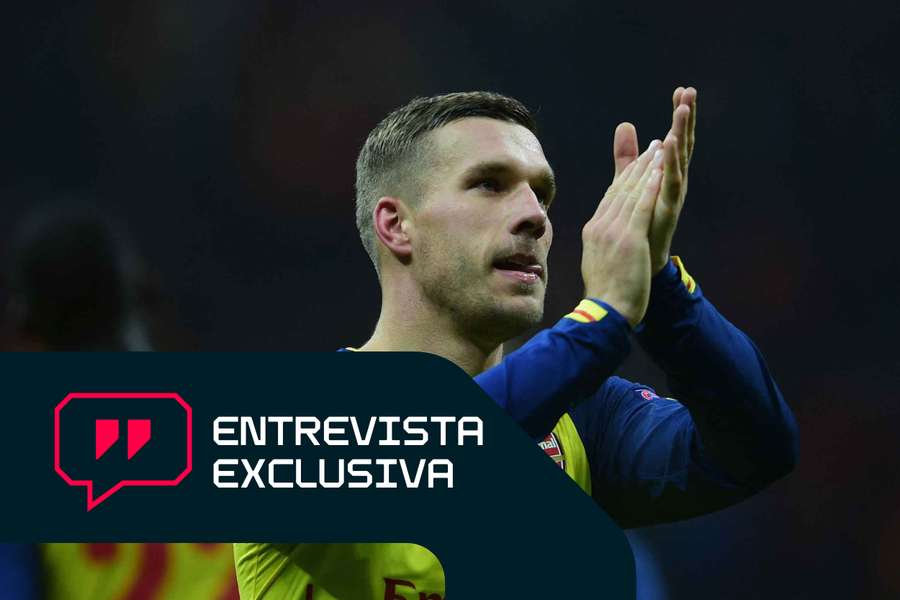 Lukas Podolski passou três anos em Londres jogando pelo Arsenal Lukas Podolski passou três anos em Londres jogando pelo Arsenal