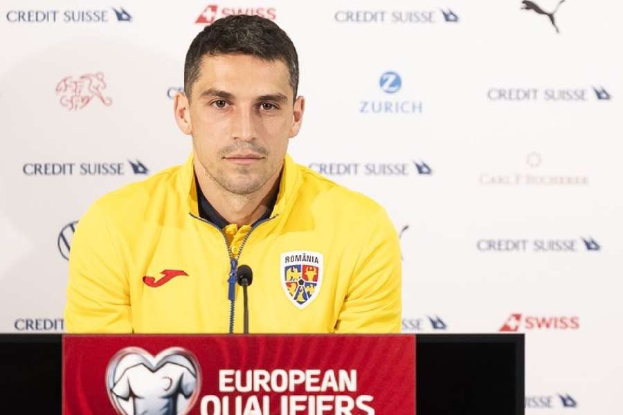 Nicolae Stanciu la conferința de presă de dinaintea meciului cu Elveția