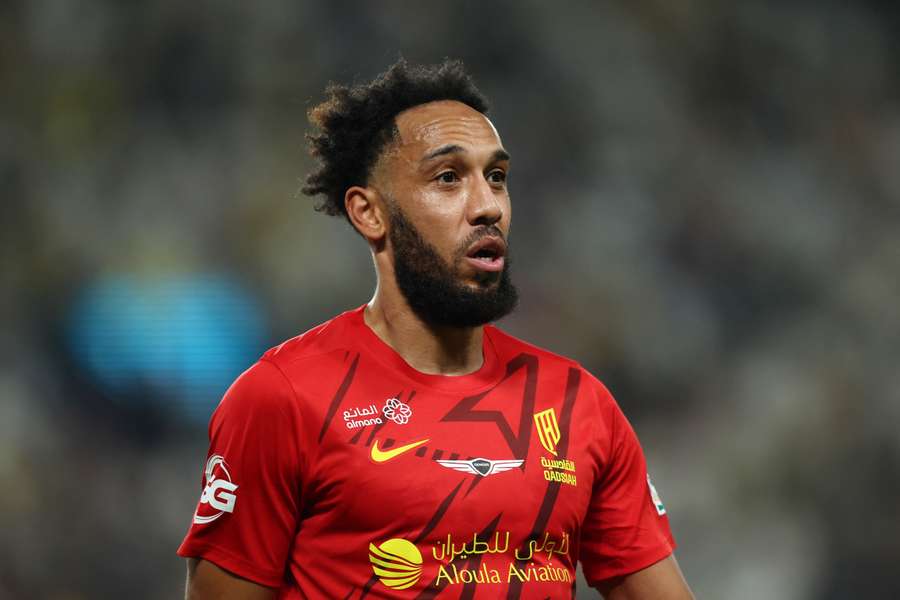 Aubameyang na Liga Profissional da Arábia Saudita