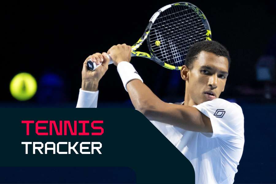 Auger-Aliassime in action