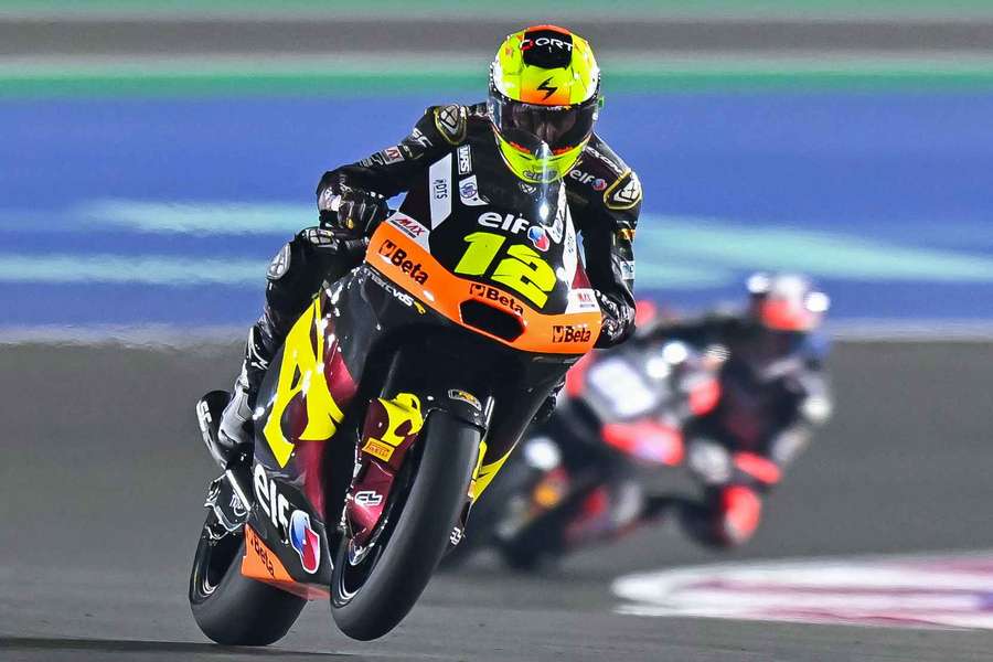 Filip Salač obsadil druhé místo v tréninku třídy Moto2 před VC Maďarska.