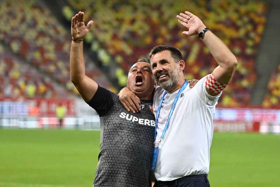 Florentin Petre și Zeljko Kopic Florentin Petre și Zeljko Kopic