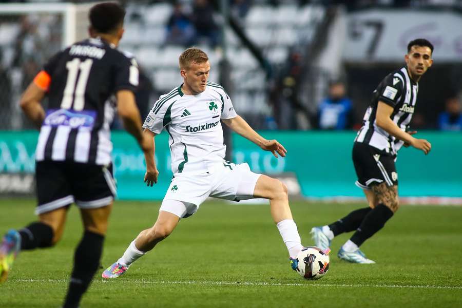 Liga grecka - gol Świderskiego dla Panathinaikosu