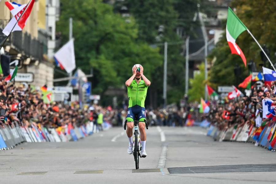 Med sin VM-sejr søndag rundede Tadej Pogačar 86 professionelle sejre i karrieren.