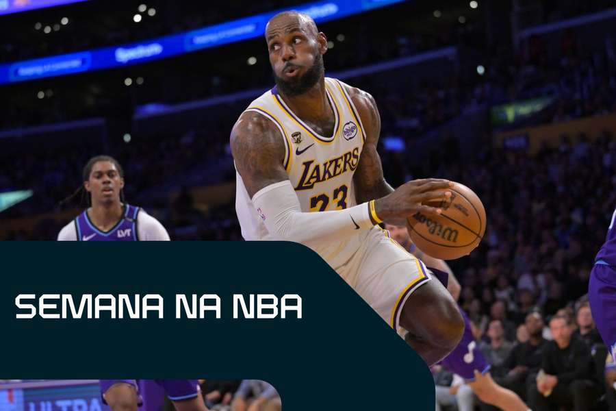 LeBron James ajudou os Lakers a garantir o quarto lugar LeBron James ajudou os Lakers a garantir o quarto lugar