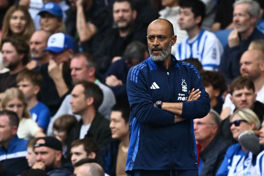 Nuno Espirito Santo on the touchline