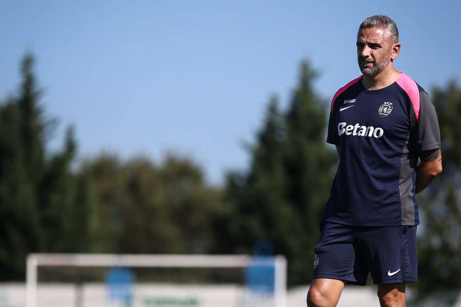 Rui Borges, treinador do Sporting