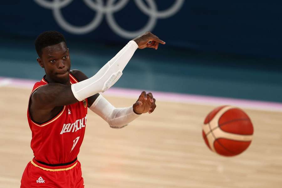 Dennis Schröder während der Olympischen Spiele in Paris