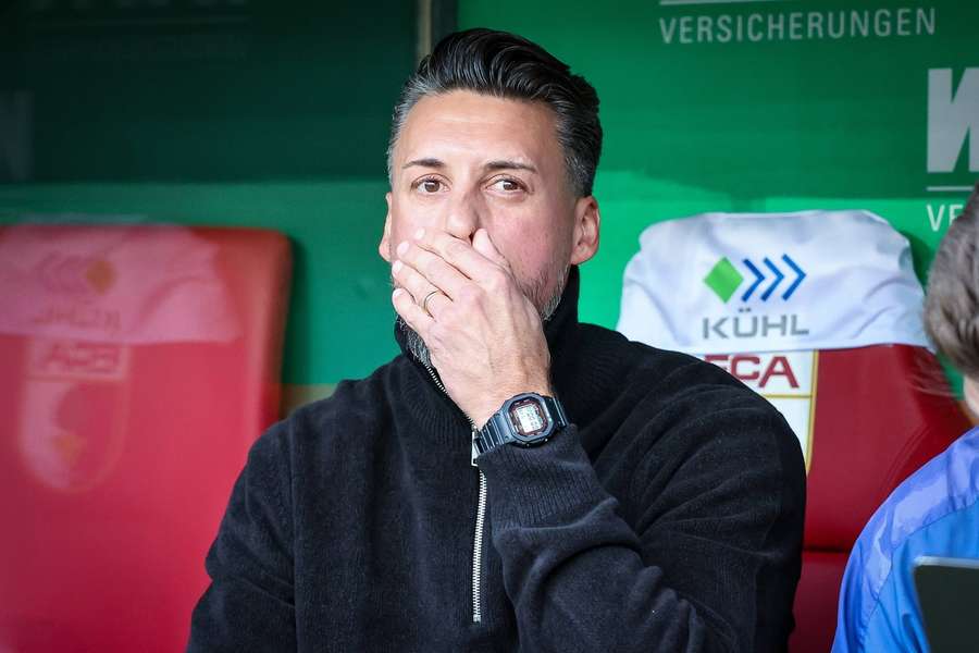 Augsburgs Cheftrainer Sandro Wagner Augsburgs Cheftrainer Sandro Wagner