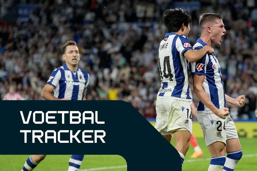 Een geweldige goal van Luka Sucic bracht Real Sociedad naast Atletico Madrid