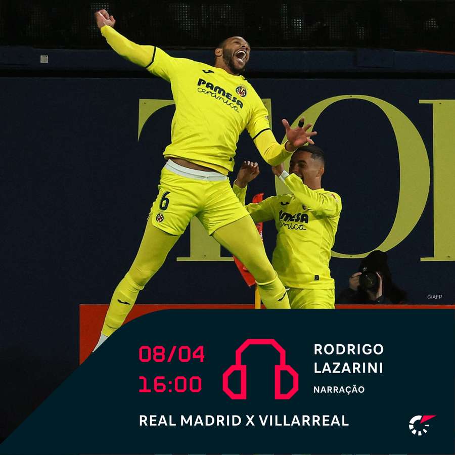 Real Madrid chega para o duelo com o Villarreal confiante após goleada sobre o Barça