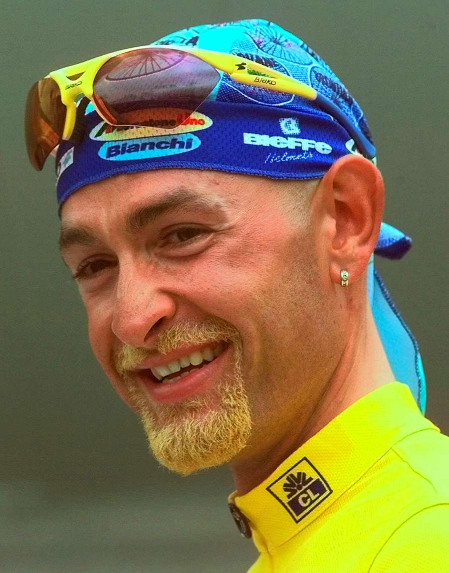 Marco Pantani après sa victoire sur le Tour 1998