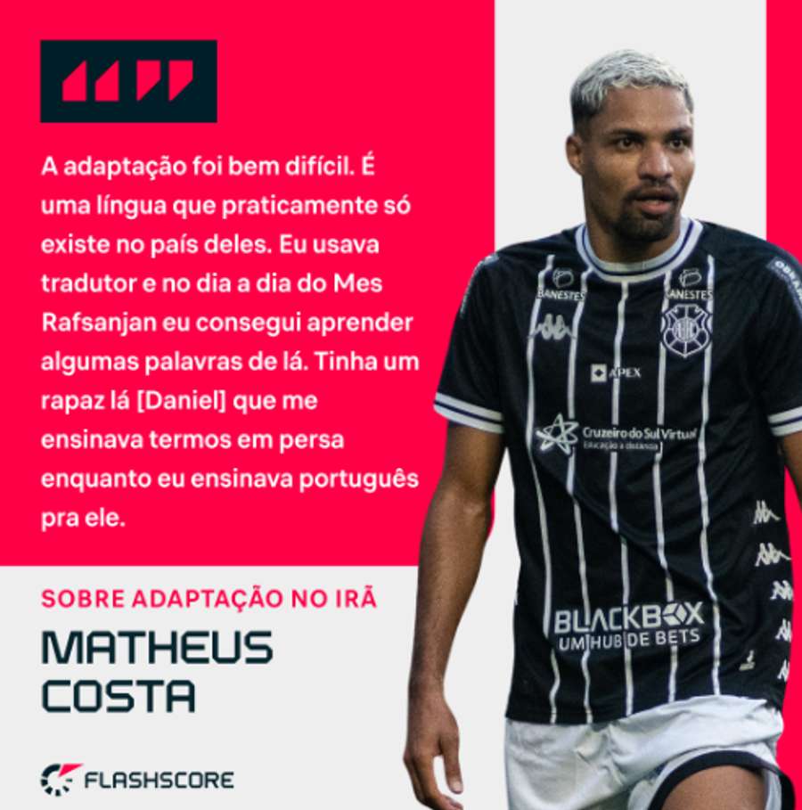 Matheus explicando o processo de adaptação