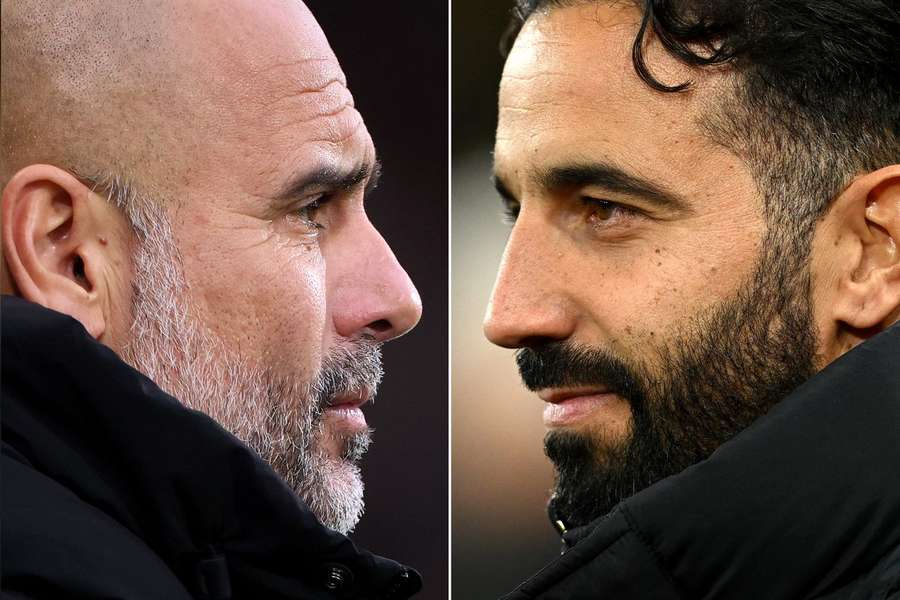 Guardiola e Ruben Amorim vão defrontar-se pela primeira vez na Premier League
