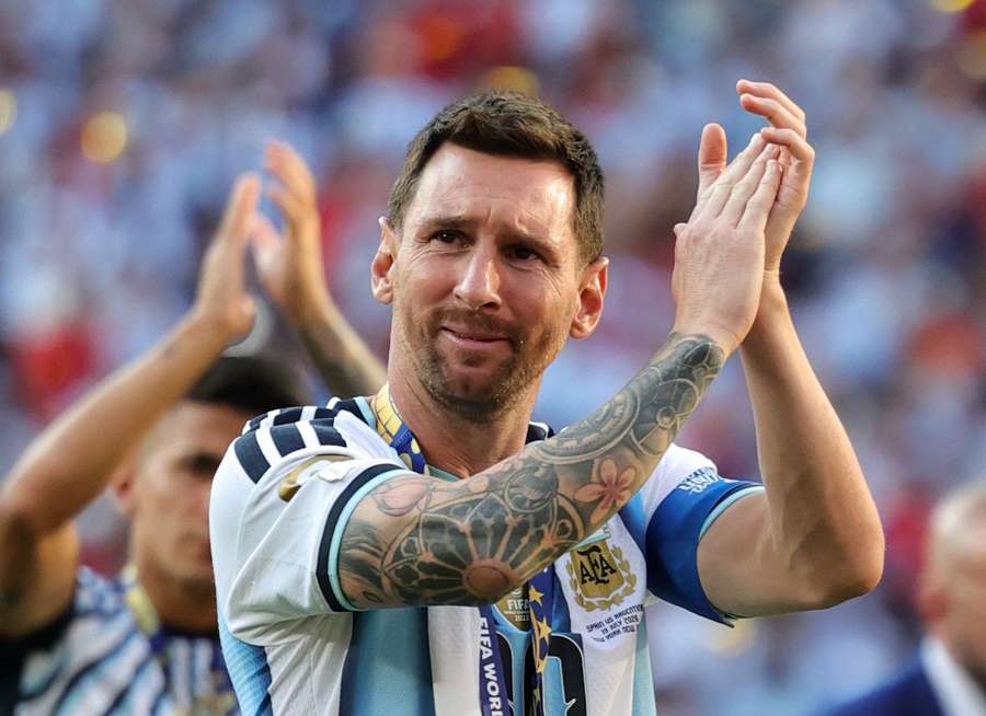 Messi was emotional after the final Messi was emotional after the final