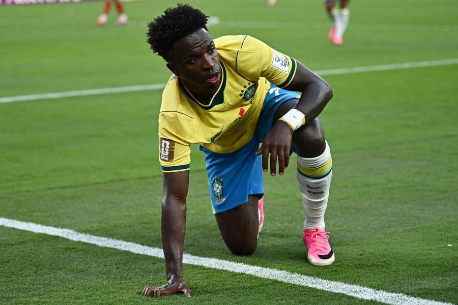 Vini Jr. fez um golaço em Brasil 1x1 Marrocos