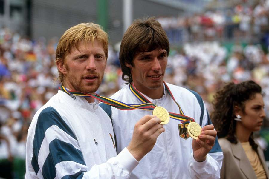 Boris Becker gewann 1992 mit Michael Stich das Gold im Doppel.