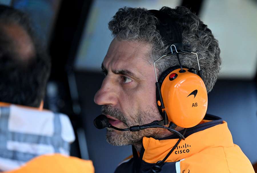 McLaren team principal Andrea Stella McLaren team principal Andrea Stella