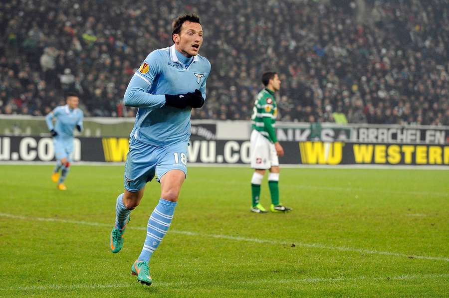 Libor Kozák v dresu Lazia.