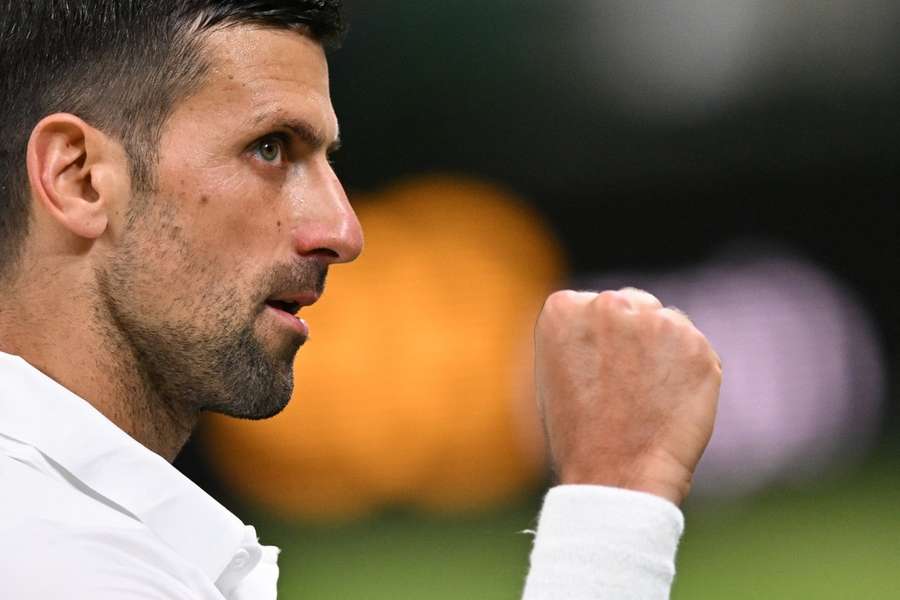 Djokovic à Wimbledon.