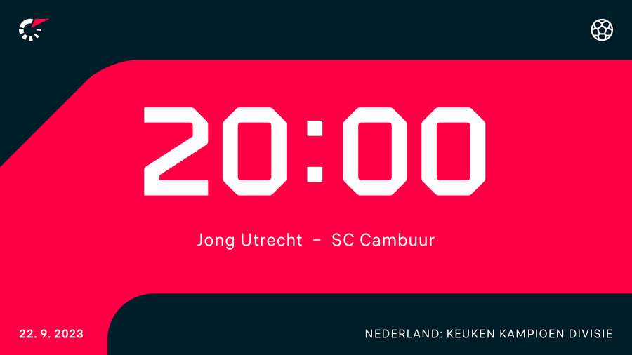 Jong FC Utrecht - Cambuur Leeuwarden