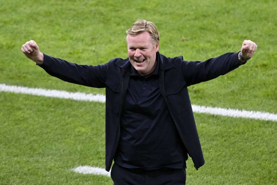 Koeman celebrates Dutch victory