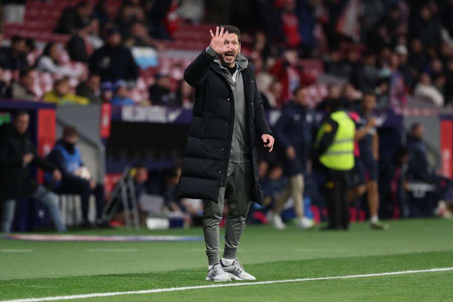 Simeone, ante el Getafe