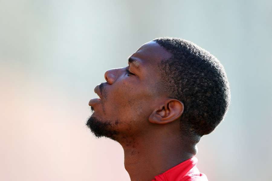 AS Monaco's Paul Pogba during training