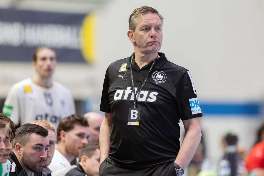 Deutschalnds Handball-Bundestrainer Alfred Gislason