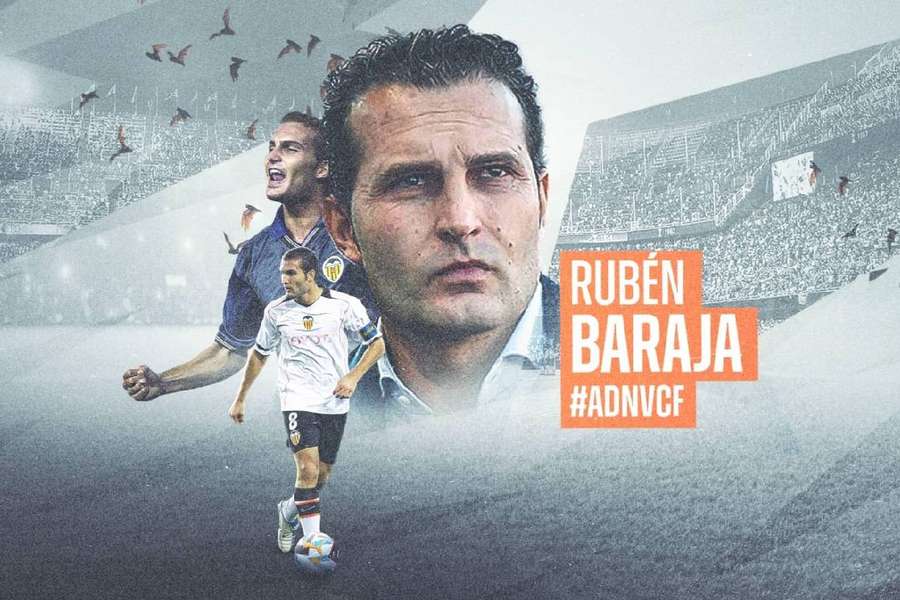 Rubén Baraja revine la Valencia în postura de antrenor