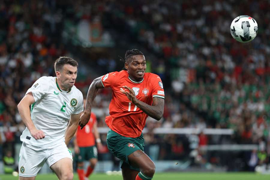 Rafael Leão contro l'Irlanda