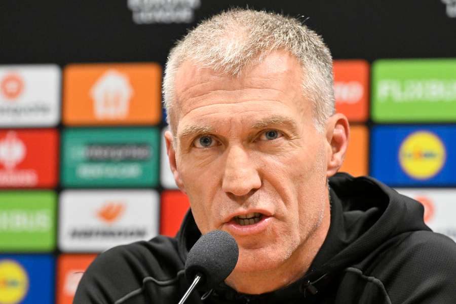 Trenér Viktorie Plzeň Martin Hyský.