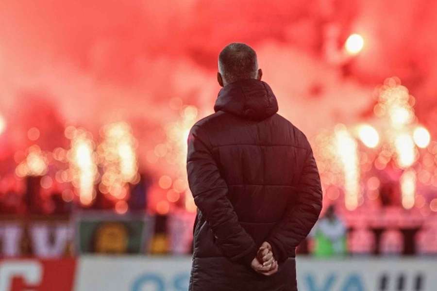 Baník zaplatí za použití pyrotechniky pokutu padesát tisíc korun.