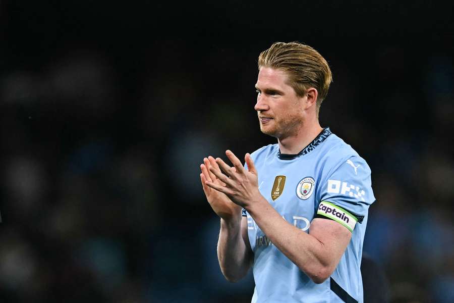 Kevin De Bruyne ao serviço do Manchester City