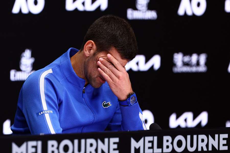Novak Djokovic tabte ved Australian Open for første gang siden 2018. 