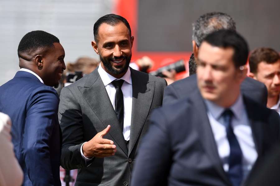 Medhi Benatia durante la partita contro il Brest