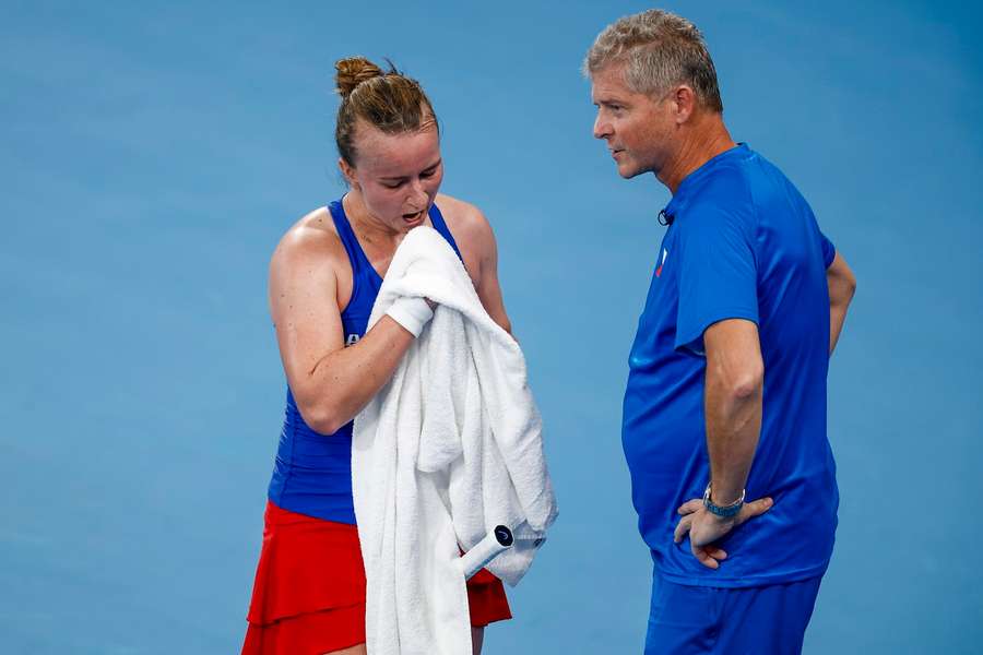 Barbora Krejcikova and Jiri Novak Barbora Krejcikova and Jiri Novak