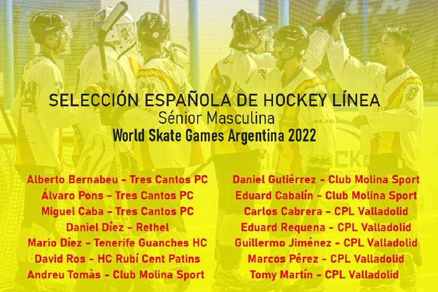 Ya hay selección española definitiva para los World Skate Games 2022 de Argentina
