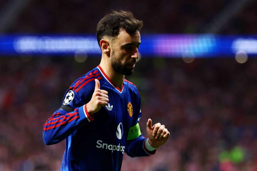 Bruno Fernandes, meia do Manchester United Bruno Fernandes, meia do Manchester United