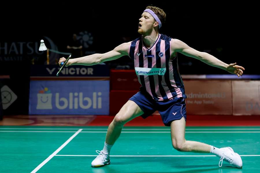 Denmark's Anders Antonsen will be one of the favorites for the Men's singles tournament title