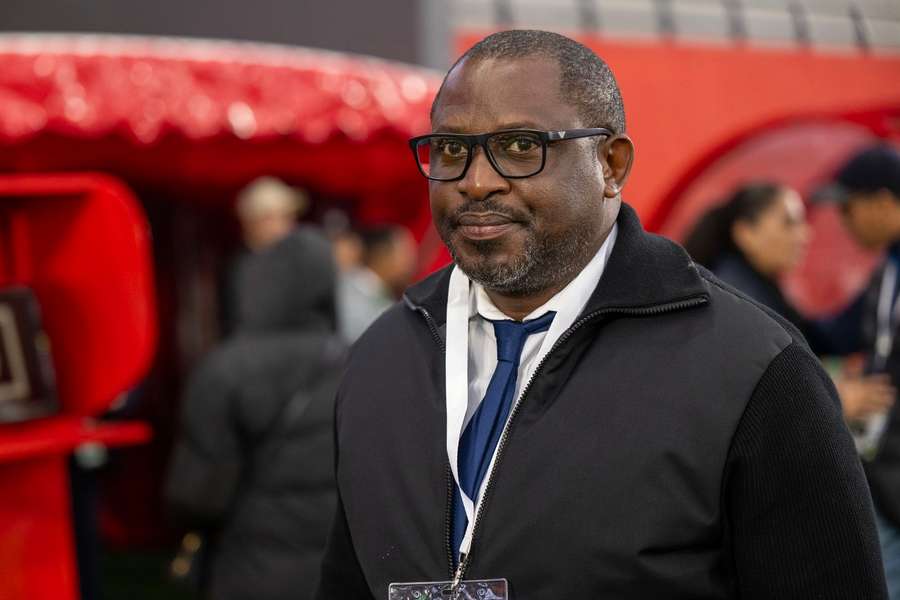 Gabon coach Thierry Mouyouma