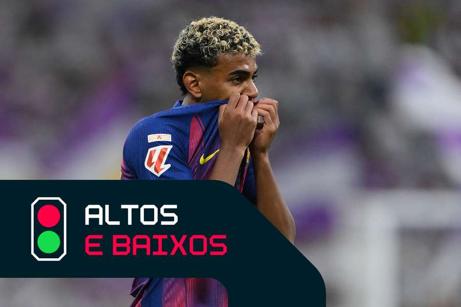 Lamine Yamal mostra-se desanimado após a derrota do Barcelona no El Clasico Lamine Yamal mostra-se desanimado após a derrota do Barcelona no El Clasico