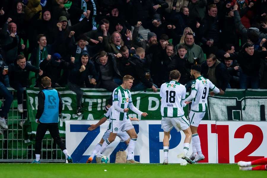 Heel veel viel er dit seizoen nog niet te juichen voor FC Groningen