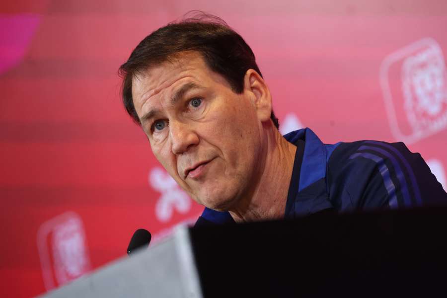 Rudi Garcia ce vendredi en conférence de presse.