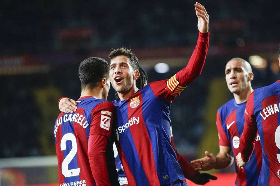 Grâce à son doublé, Sergi Roberto a permis au Barça de gagner contre Almeria. 