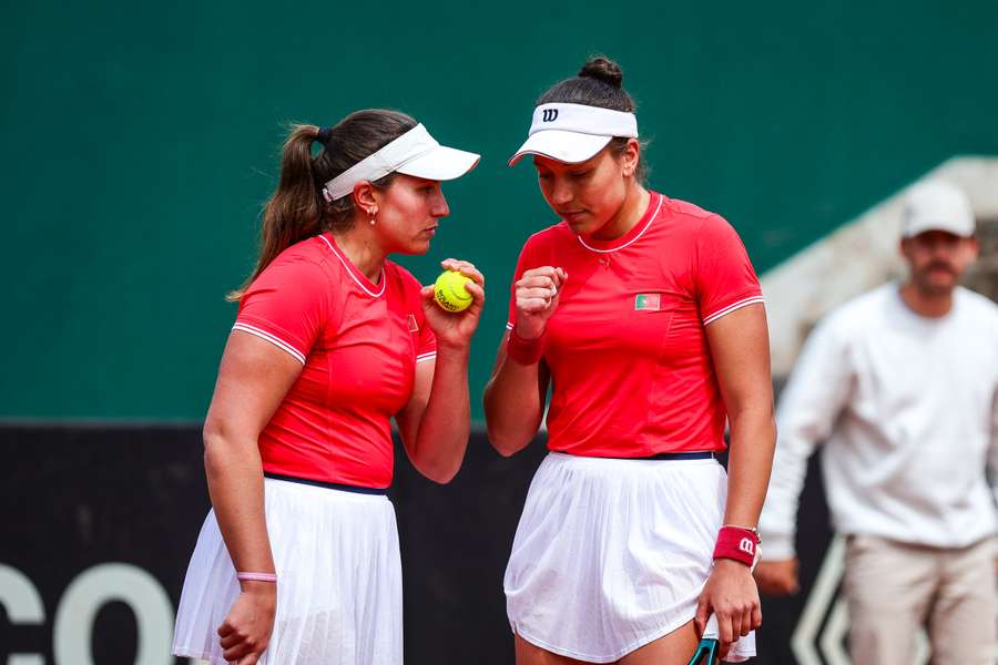 Irmãs Francisca e Matilde Jorge na Billie Jean King Cup