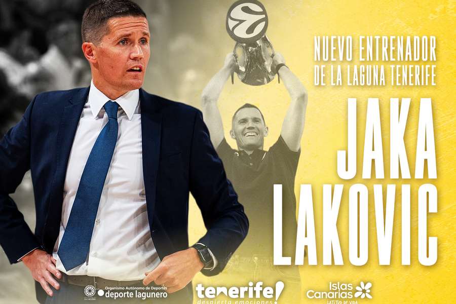 Jaka Lakovic, nuevo entrenador de La Laguna Tenerife Jaka Lakovic, nuevo entrenador de La Laguna Tenerife